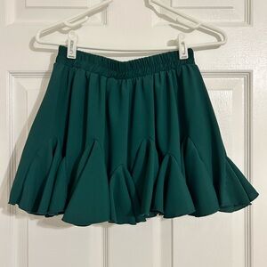 Amazon Teal Skater Skirt